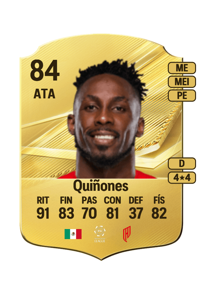 Julián Quiñones card
