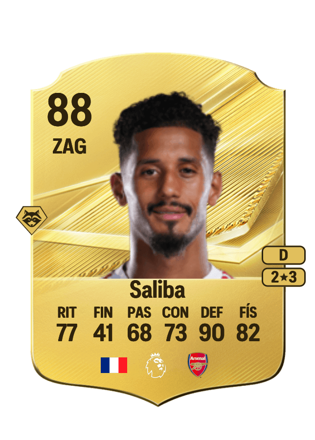 William Saliba card