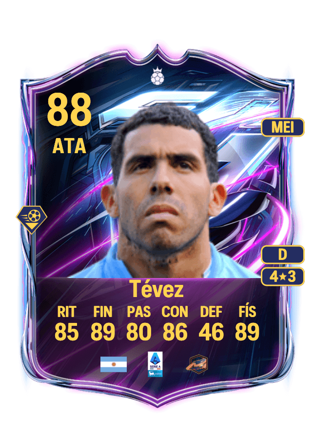 Carlos Tévez card