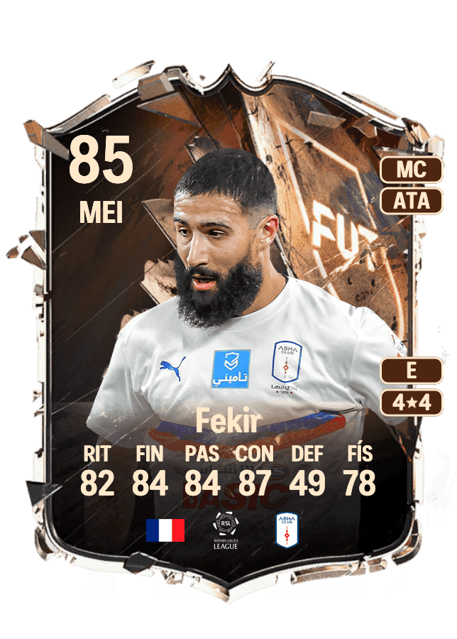 Nabil Fekir card