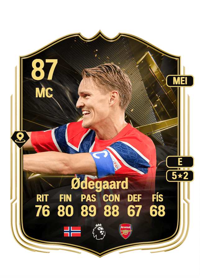 Martin Ødegaard card