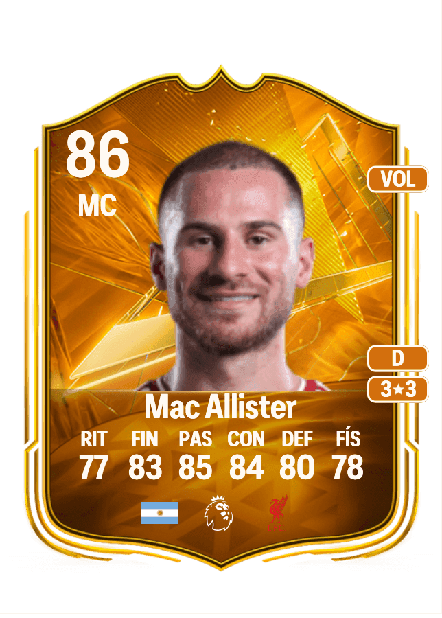 Alexis Mac Allister card