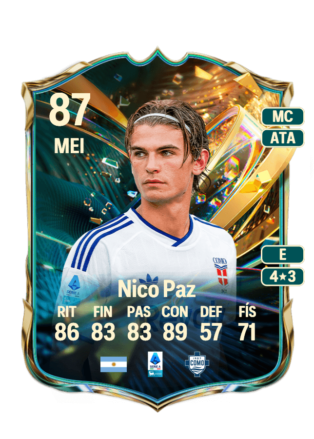 Nico Paz card