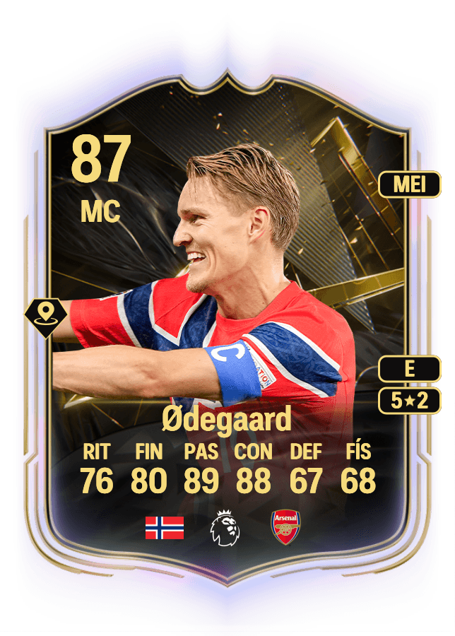 Martin Ødegaard card