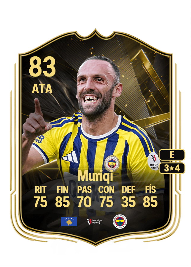 Vedat Muriqi card