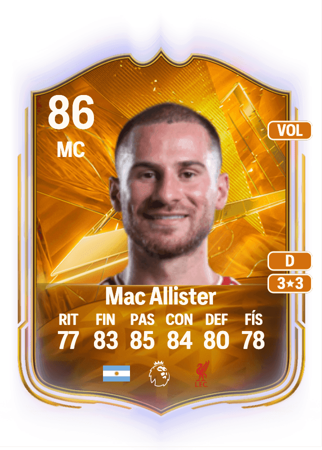 Alexis Mac Allister card