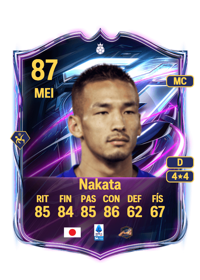 Hidetoshi Nakata card