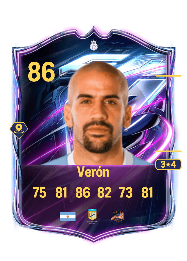 Juan Sebastián Verón card