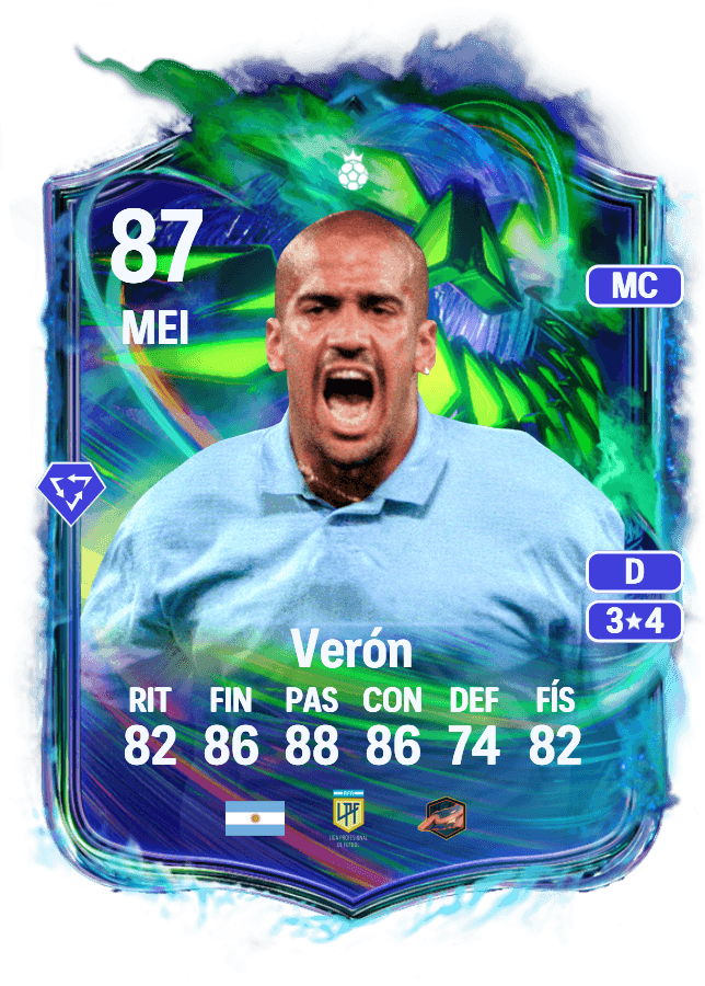 Juan Sebastián Verón card