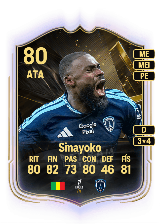 Lassine Sinayoko card