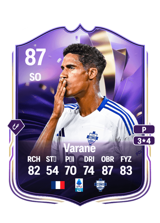 Raphaël Varane card