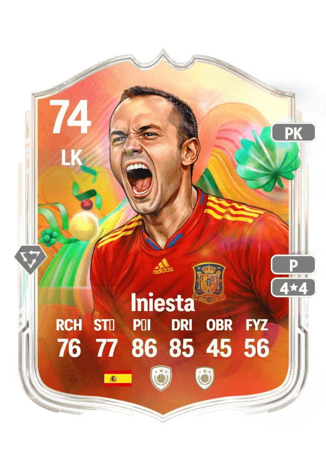 Iniesta card