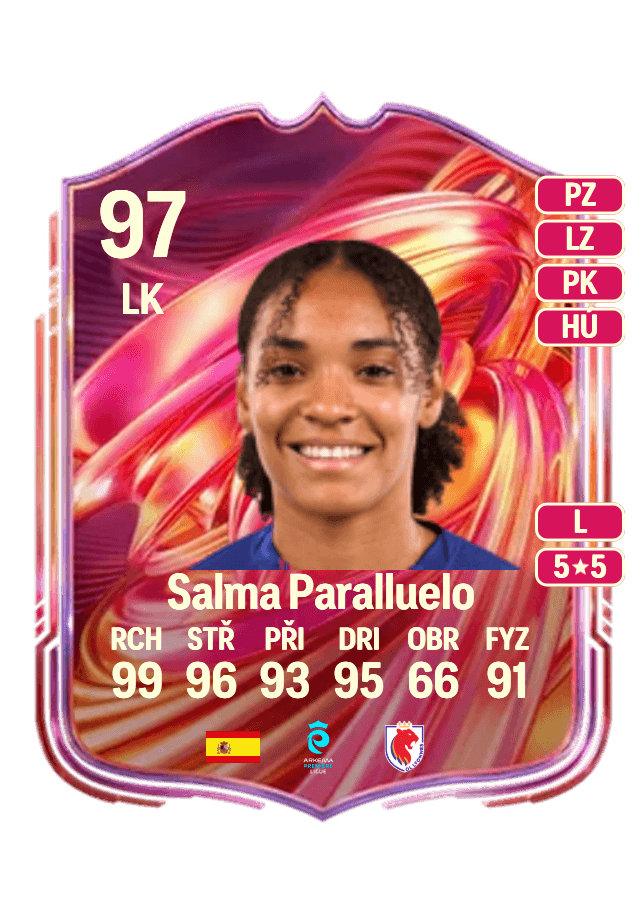 Salma Paralluelo card