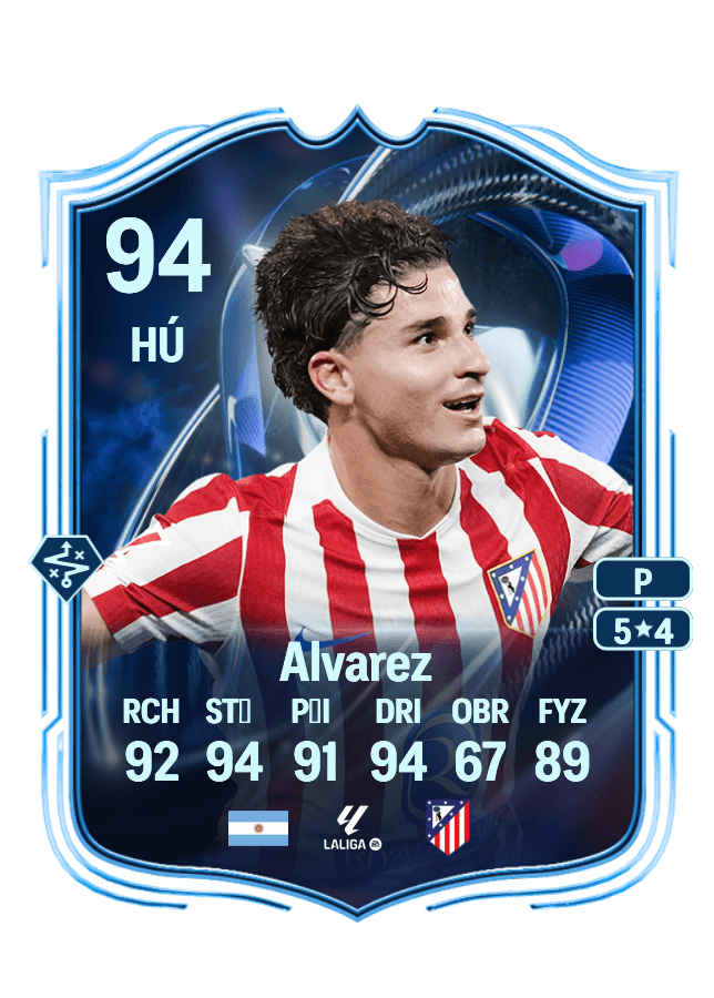 Julián Alvarez card