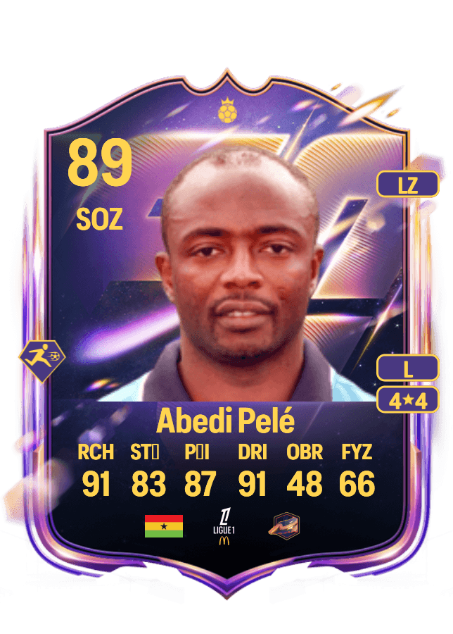 Abedi Pelé card