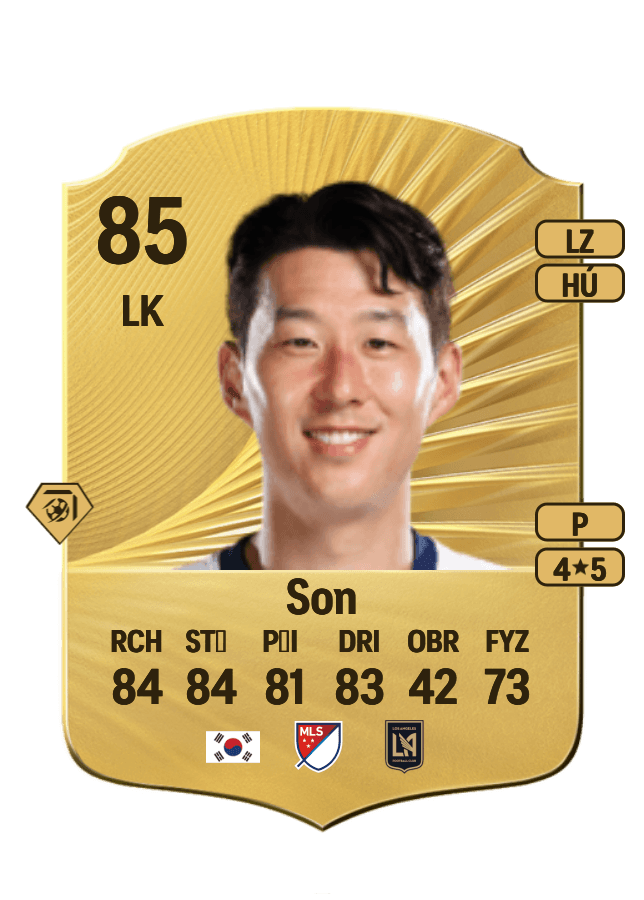Heung Min Son card