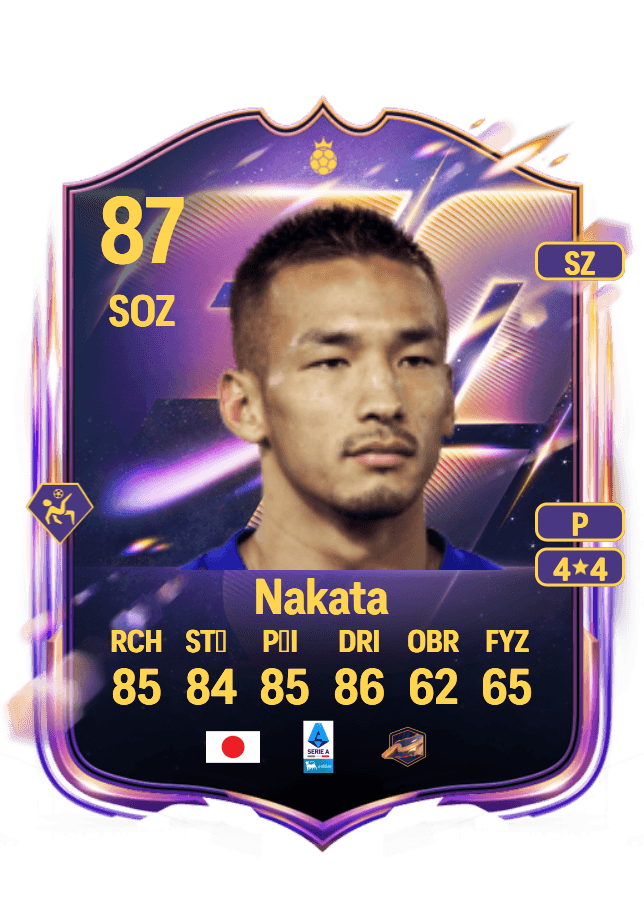 Hidetoshi Nakata card