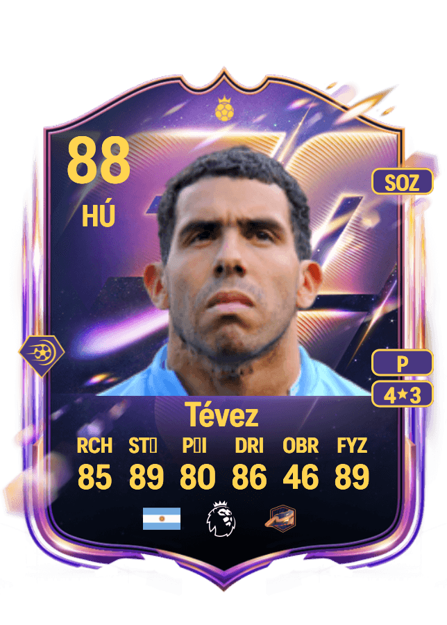 Carlos Tévez card