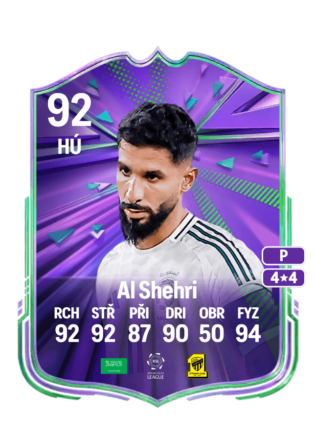 Saleh Al Shehri card