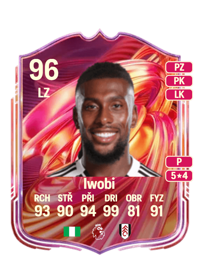 Alex Iwobi card