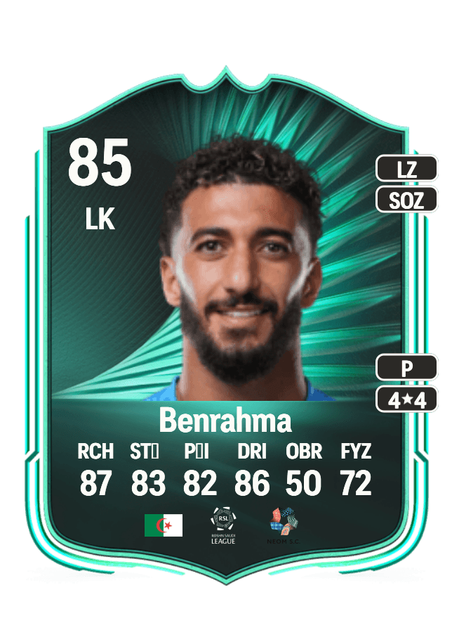 Saïd Benrahma card