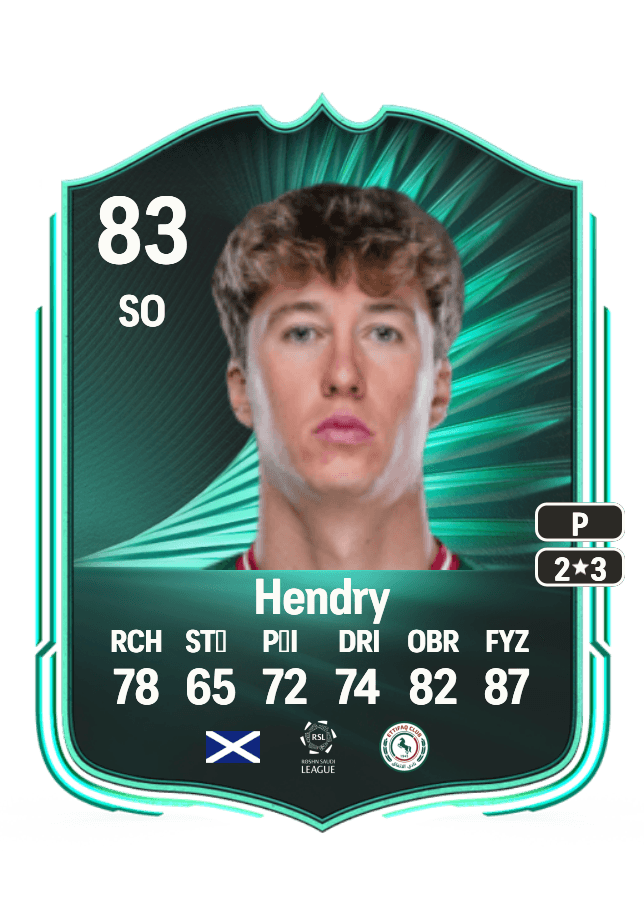 Jack Hendry card