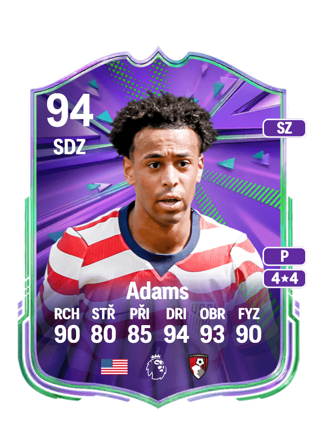 Tyler Adams card