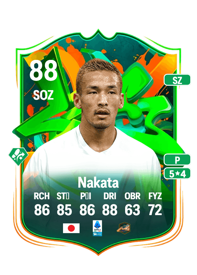 Hidetoshi Nakata card