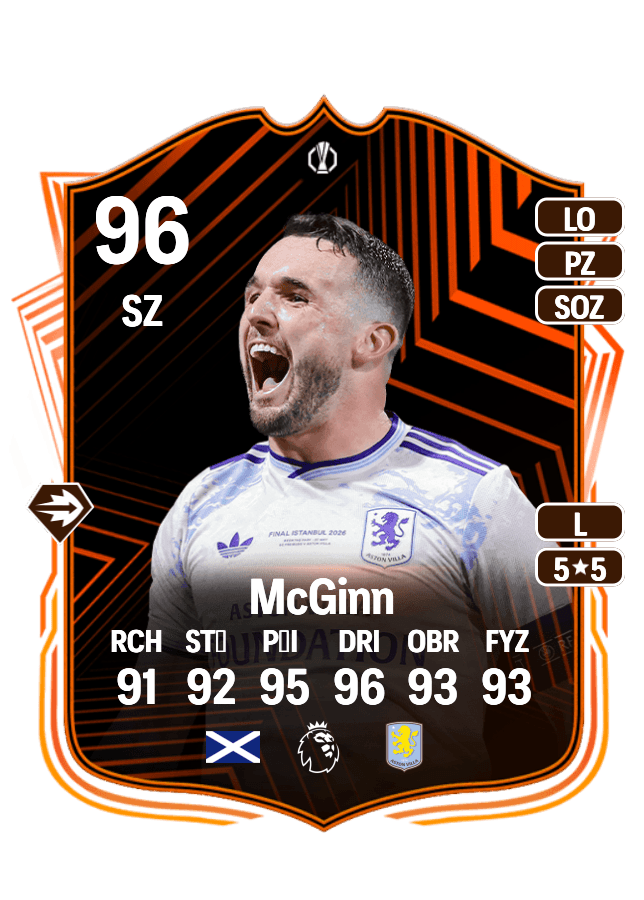 John McGinn card