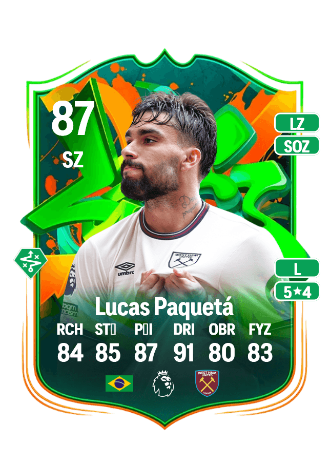 Lucas Paquetá card