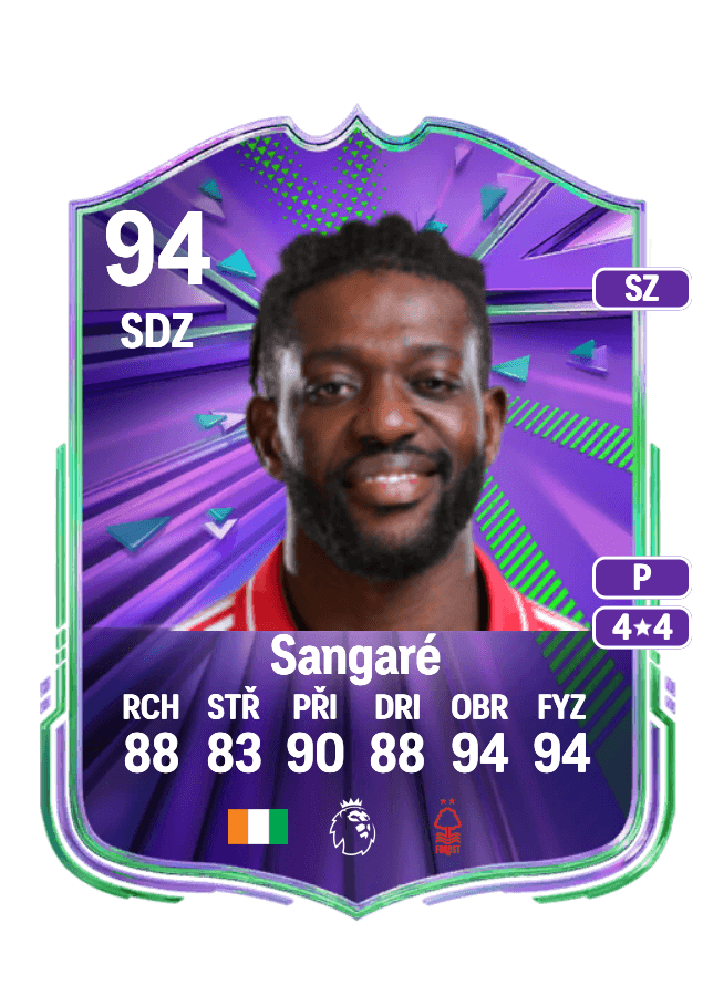 Ibrahim Sangaré card