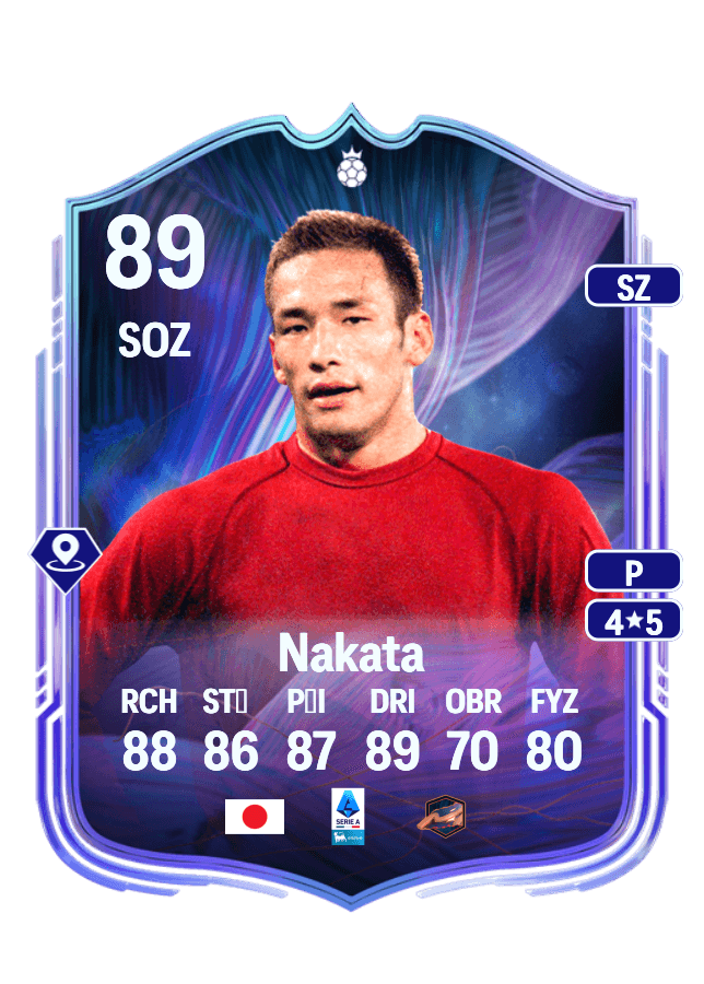 Hidetoshi Nakata card