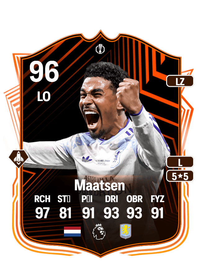 Ian Maatsen card
