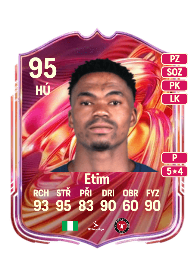 Friday Etim card