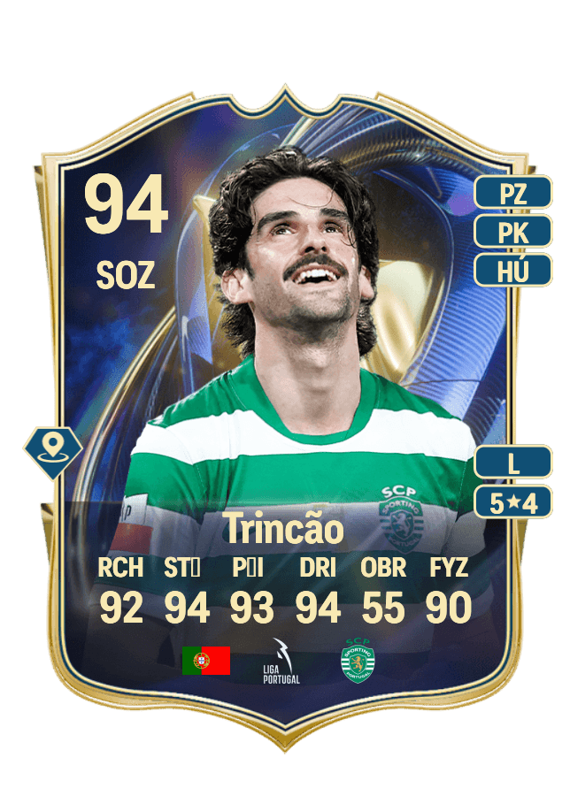 Trincão card