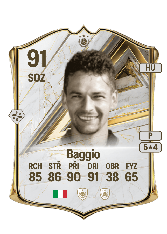 Roberto Baggio card