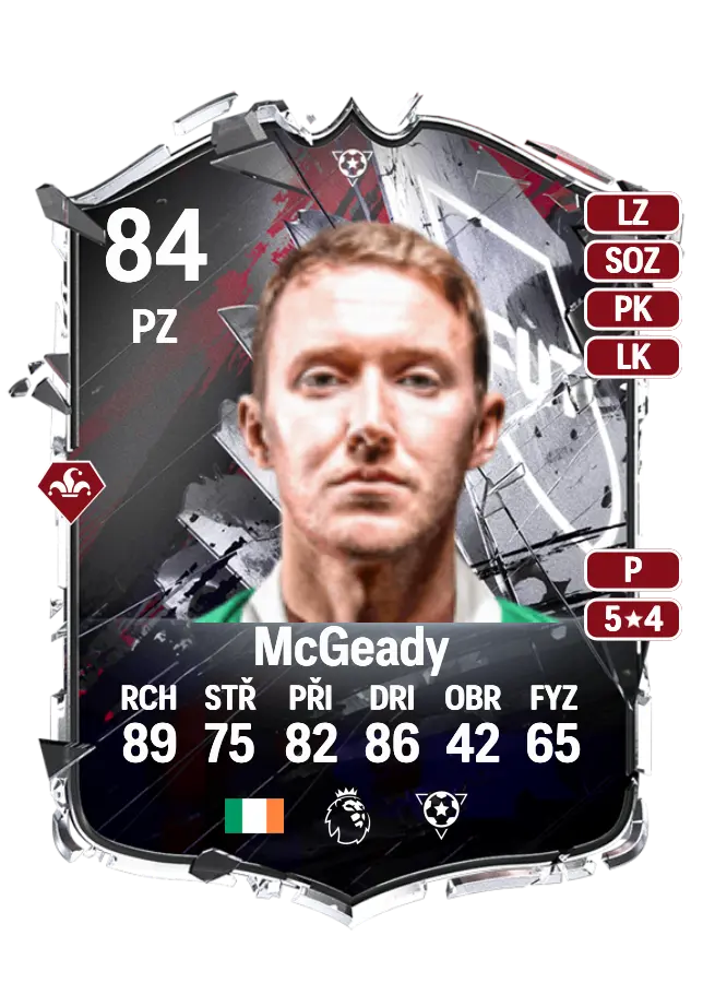 Aiden McGeady card