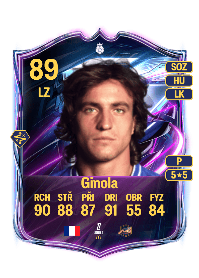 David Ginola card