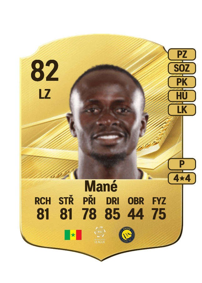 Sadio Mané card