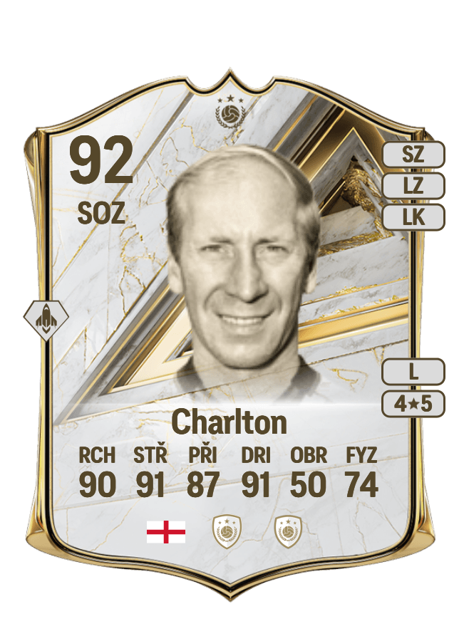 Bobby Charlton card