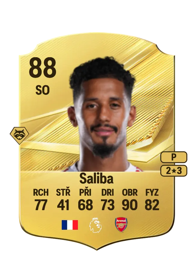 William Saliba card