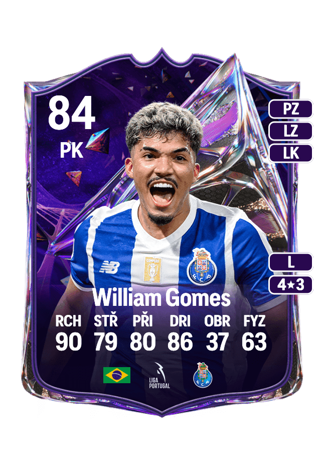 William Gomes card