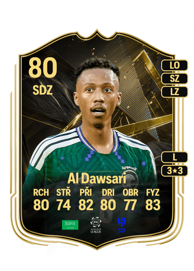 Nasser Al Dawsari card