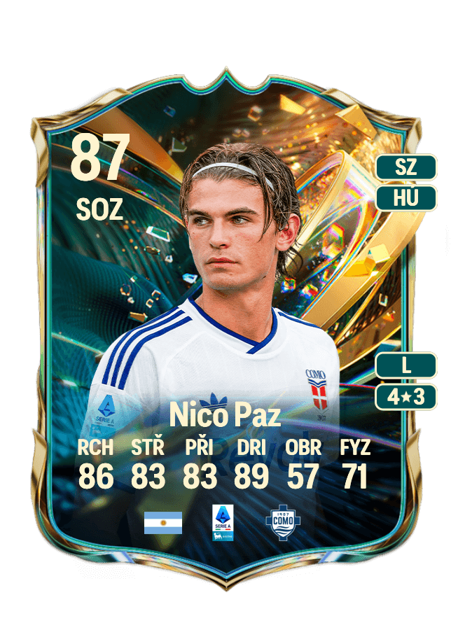 Nico Paz card