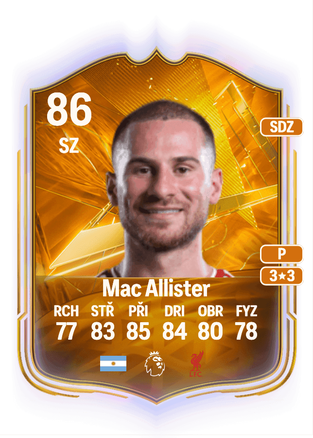 Alexis Mac Allister card