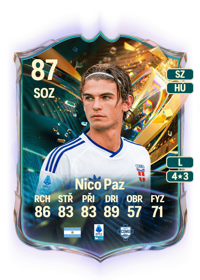 Nico Paz card