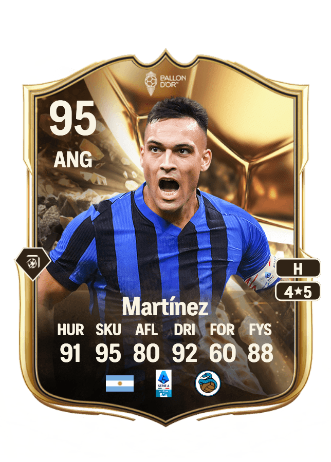 Lautaro Martínez card