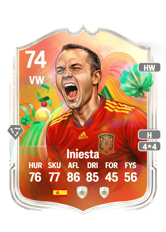 Iniesta card