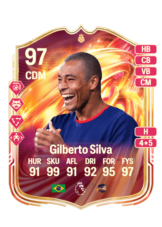 Gilberto Silva card
