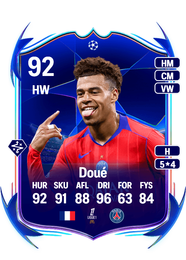 Désiré Doué card